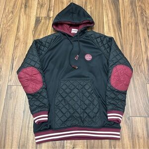 She Shreds Utah Quilted Hoodie Women’s Small Baggy Black Snowboard Ski Snow